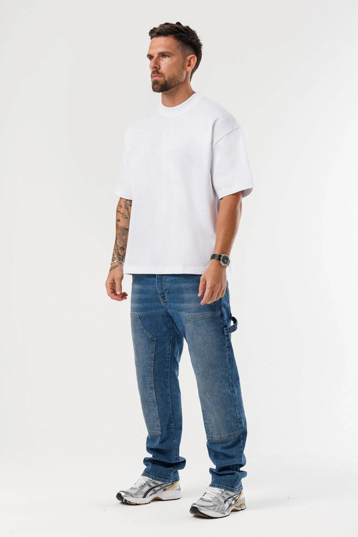 OVERSIZED T-SHIRT - WHITE - Image 8