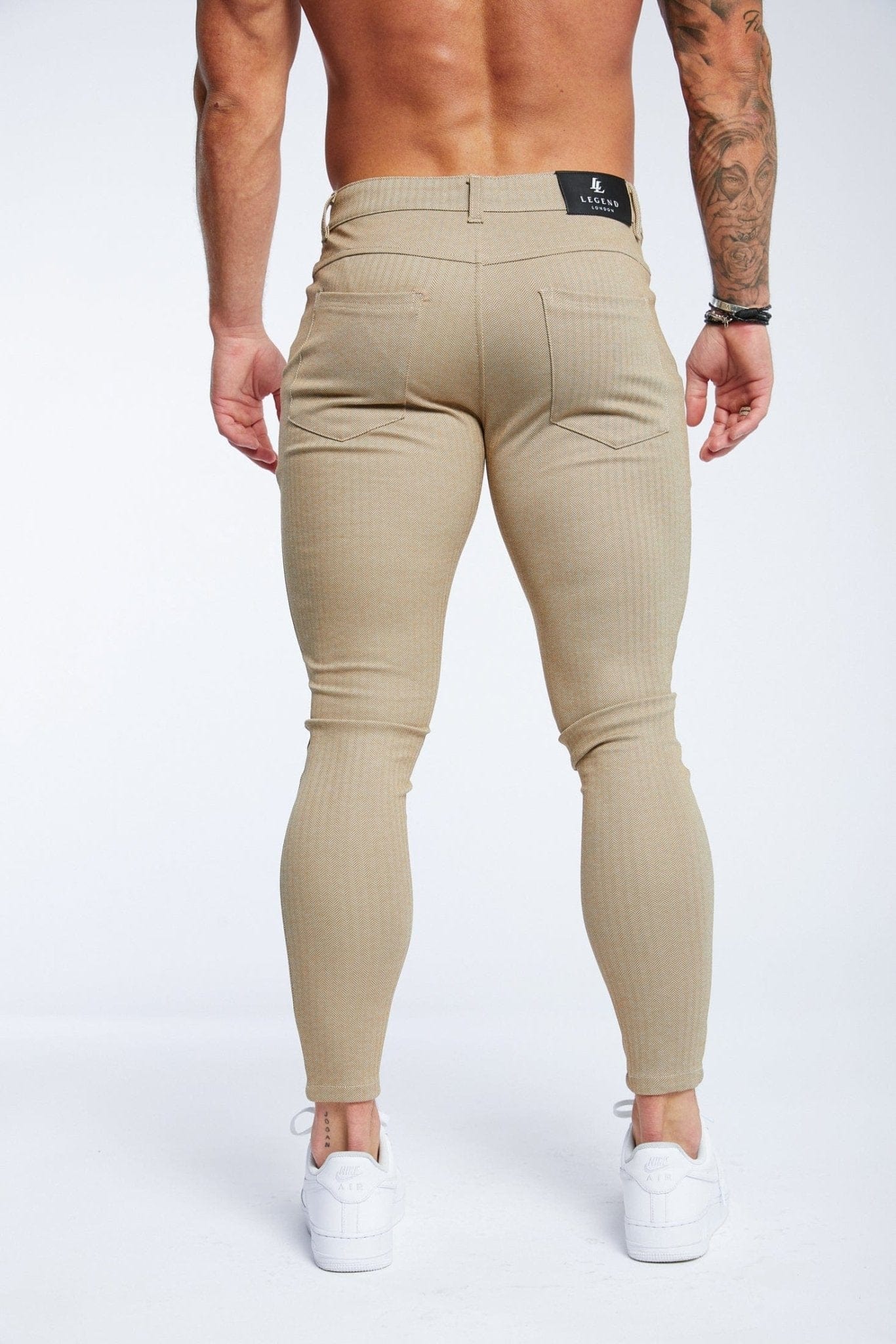 SPRAY ON TROUSERS - BEIGE - Image 7