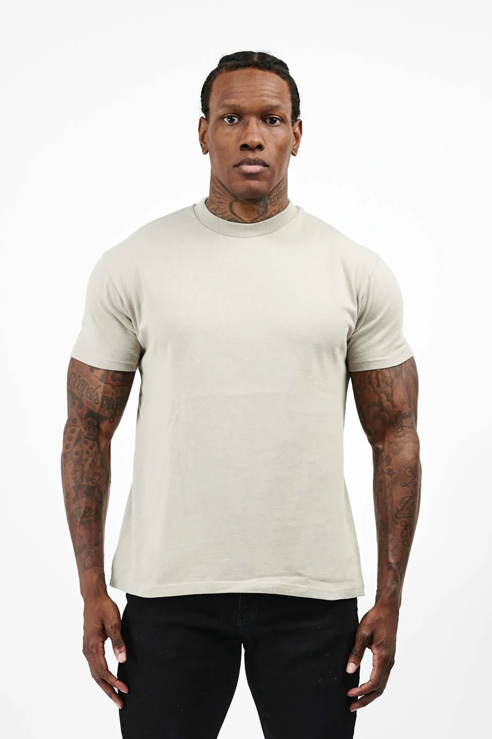 PREMIUM BASICS T-SHIRT - CONCRETE - Image 8