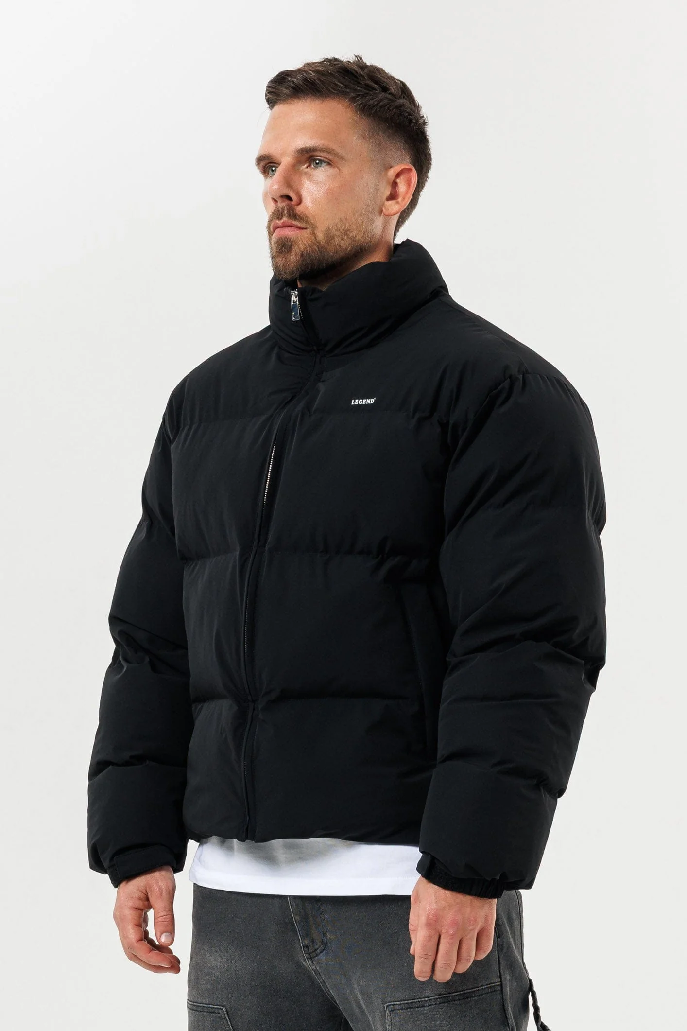 PUFFER JACKET - BLACK