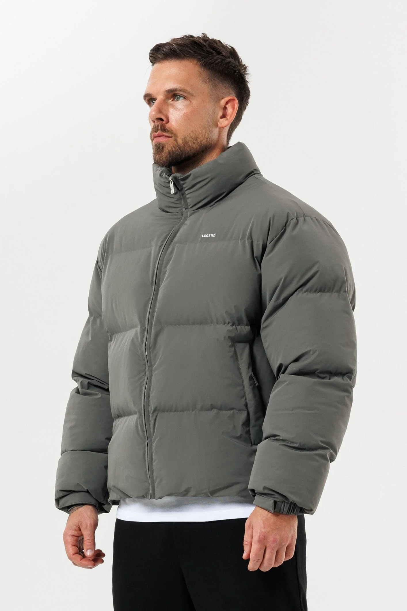 PUFFER JACKET - GREY