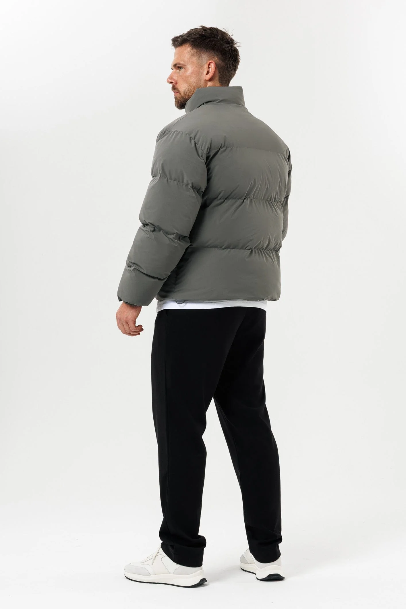 PUFFER JACKET - GREY - Image 7