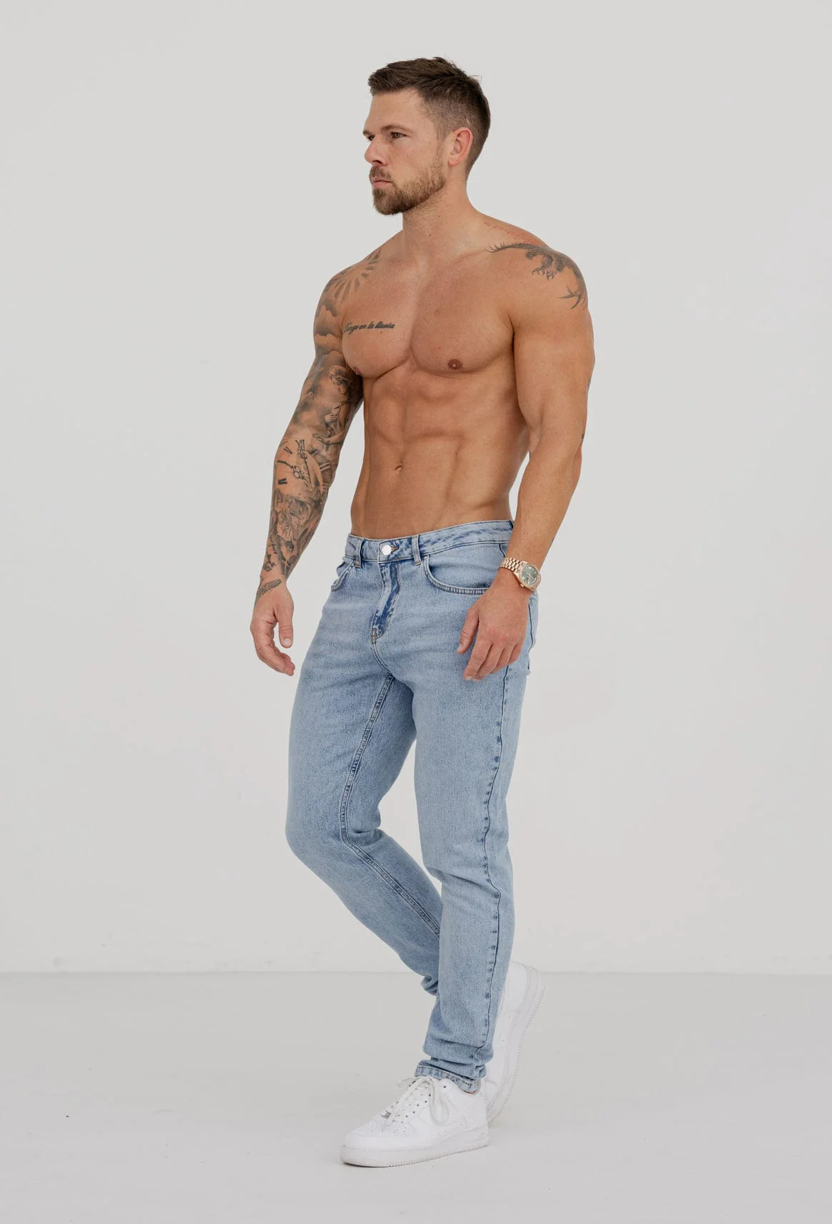 REGULAR FIT JEANS - BLUE - Image 4