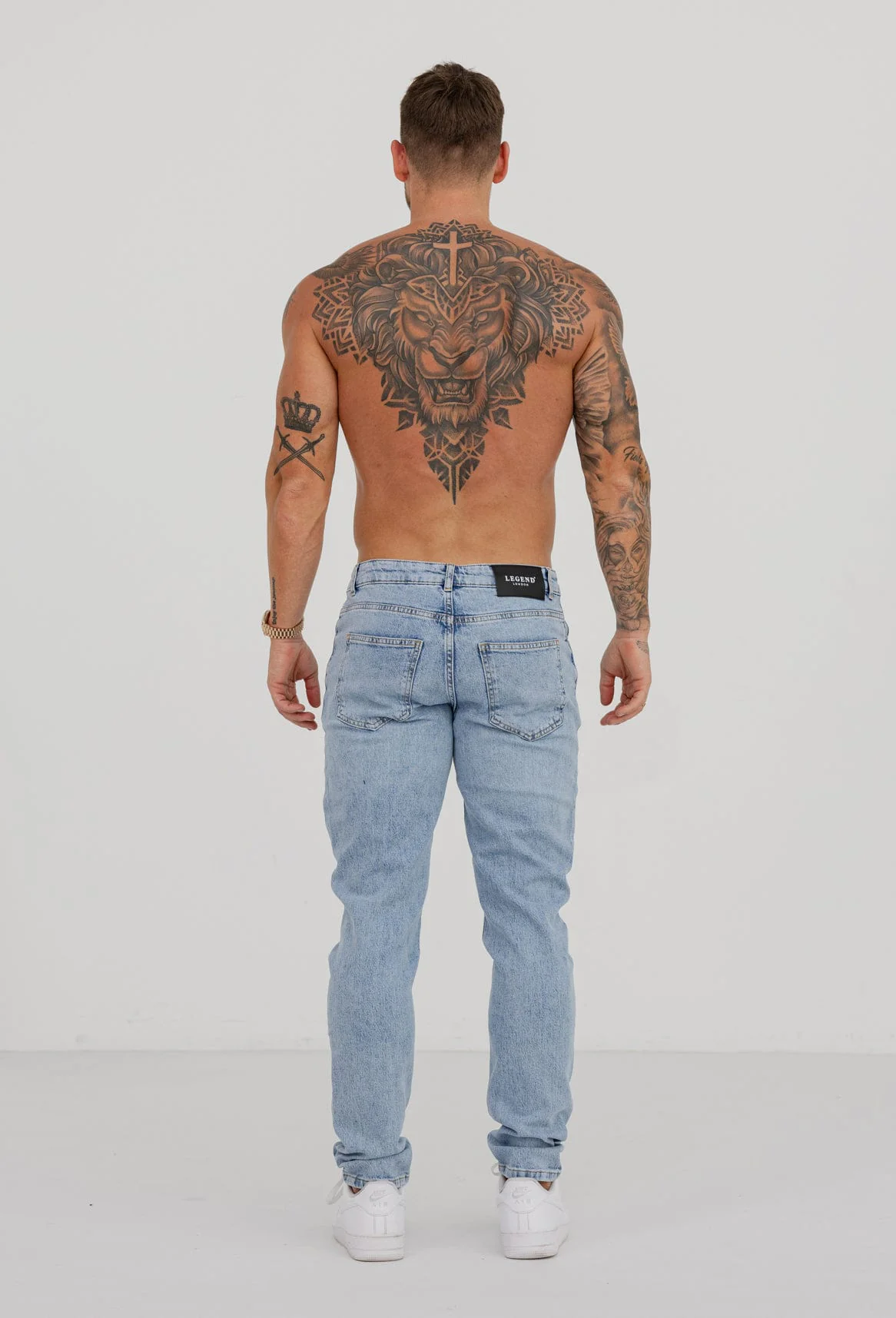 REGULAR FIT JEANS - BLUE - Image 5