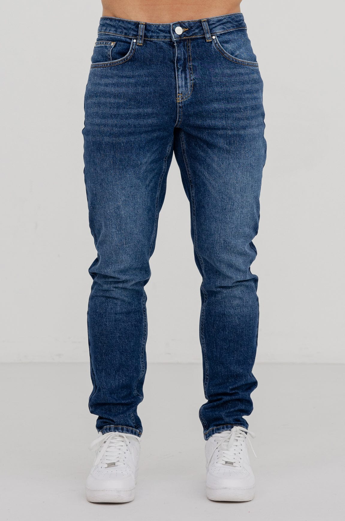 REGULAR FIT JEANS - DARK BLUE - Image 3