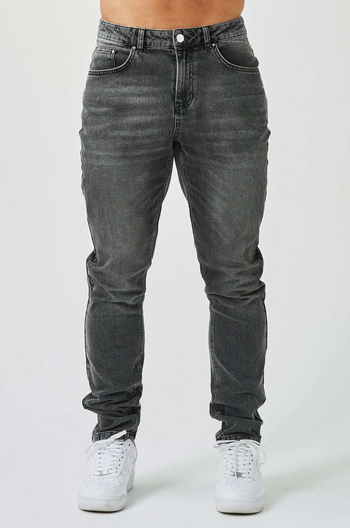 REGULAR FIT JEANS - GREY WASH - Image 3