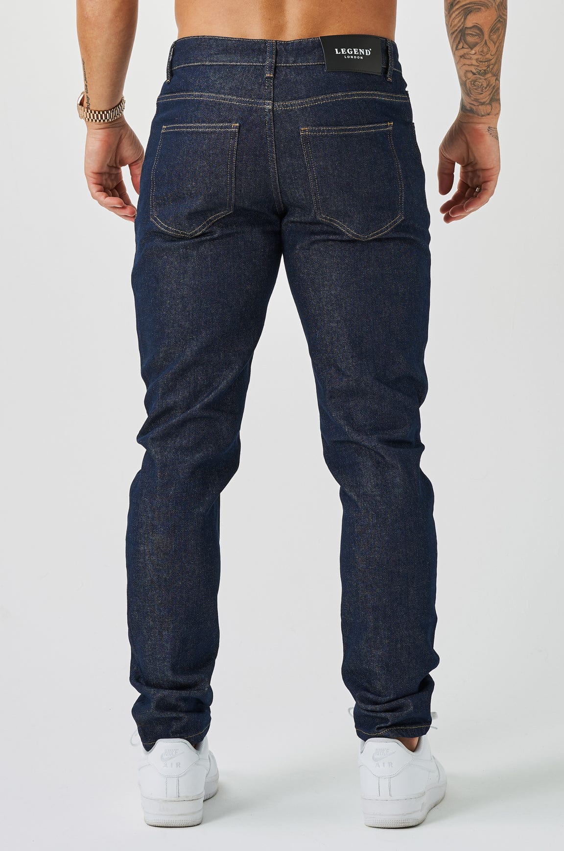 REGULAR FIT JEANS - RAW INDIGO - Image 5