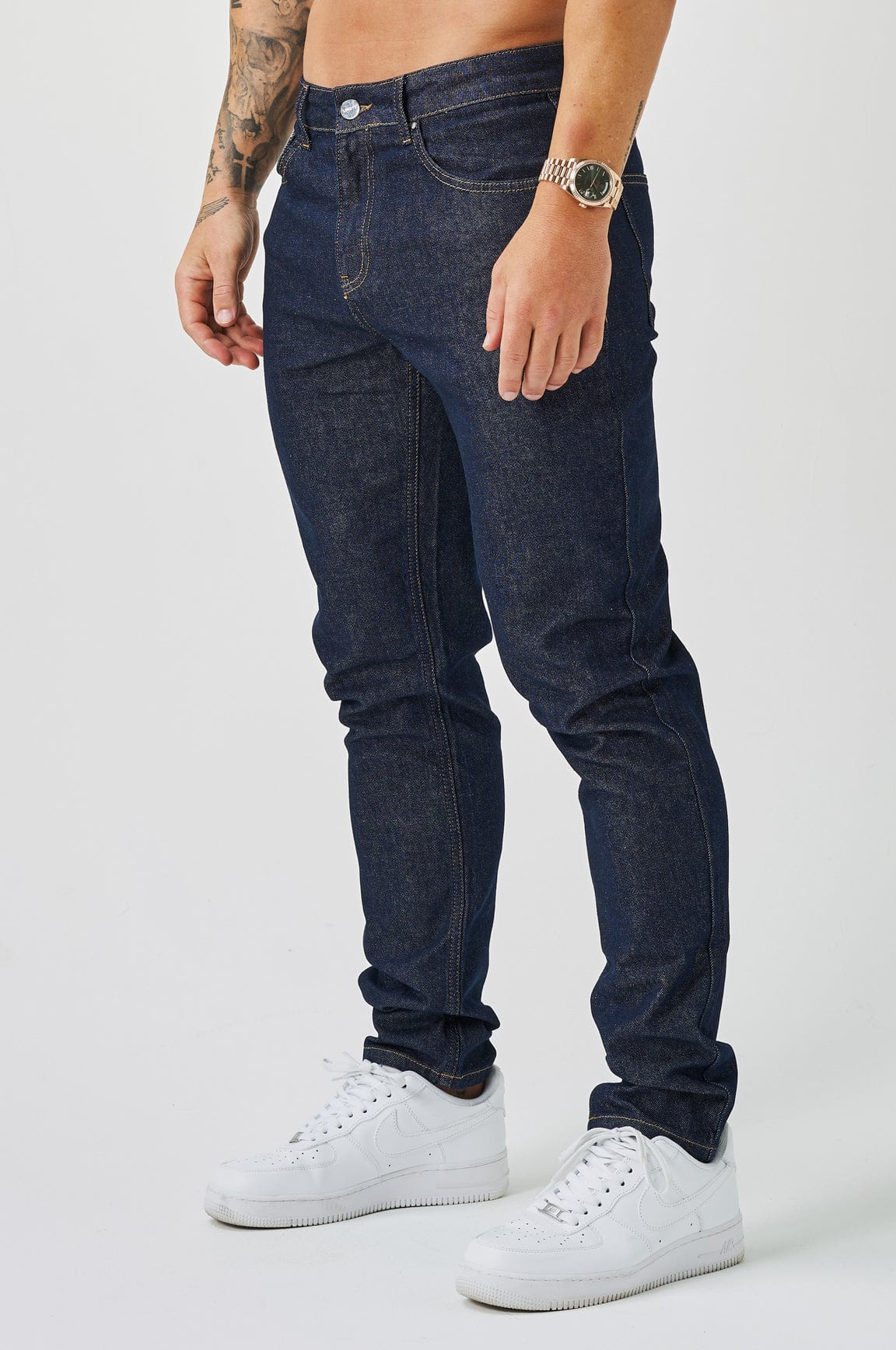 REGULAR FIT JEANS - RAW INDIGO - Image 6
