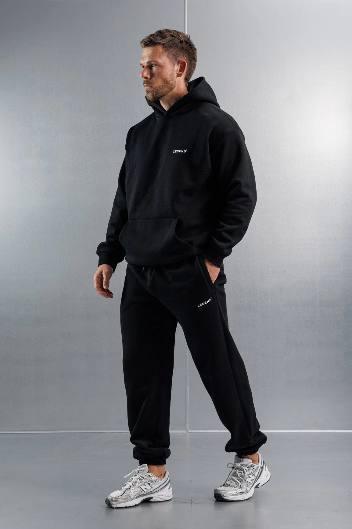 RELAXED JOGGER - BLACK - Image 6