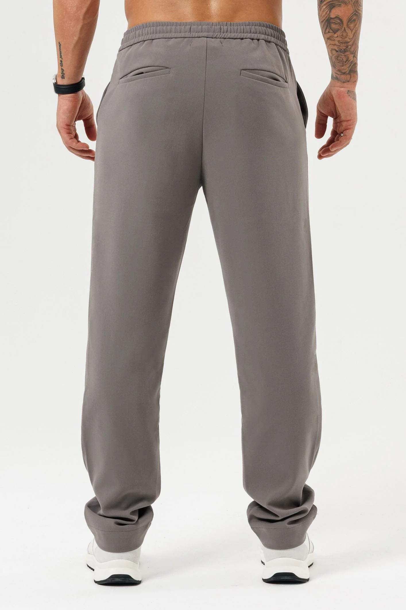 RELAXED TROUSER - DARK GREY - Image 4