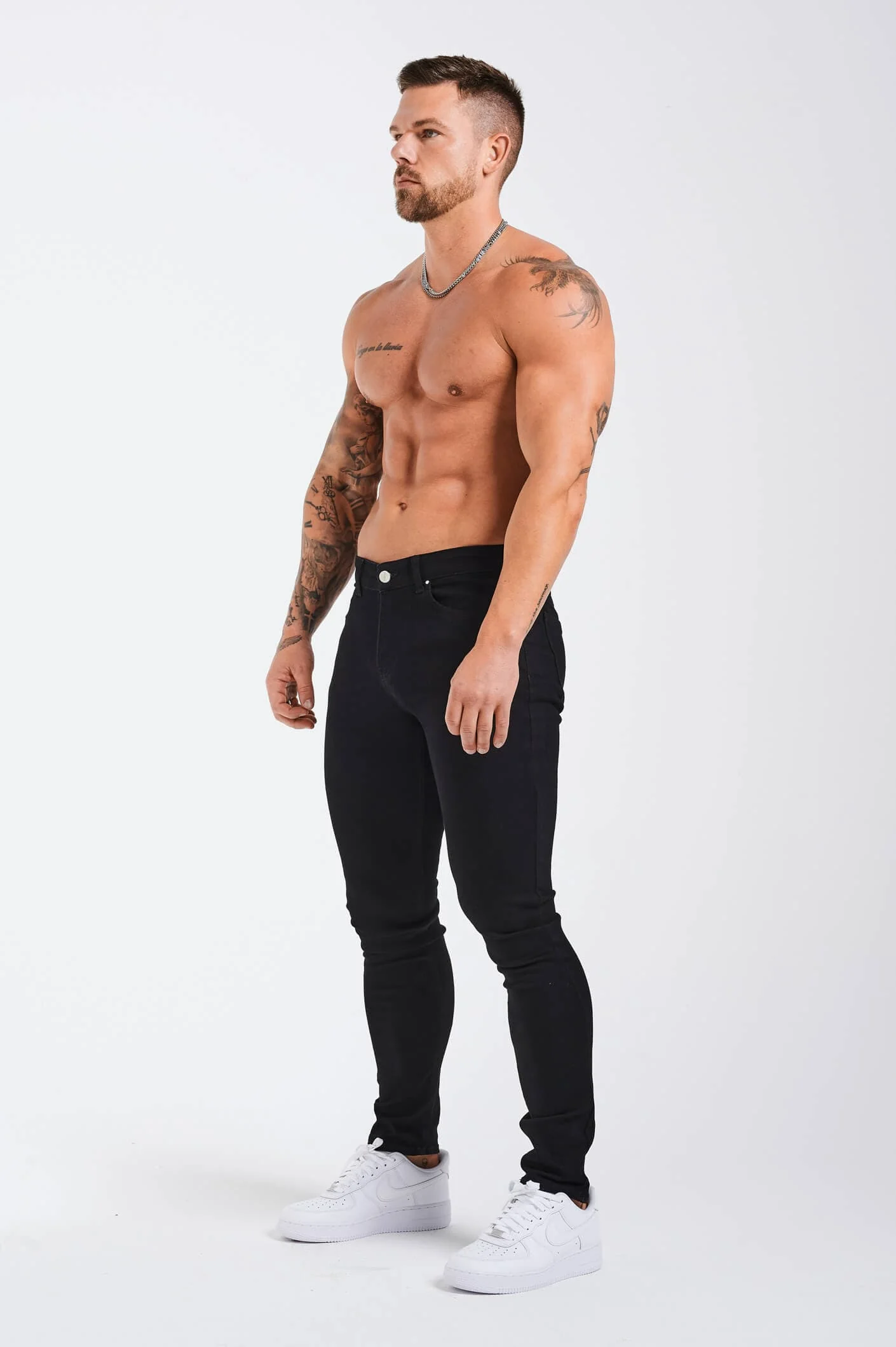 SLIM FIT JEANS 2.0 - BLACK - Image 4