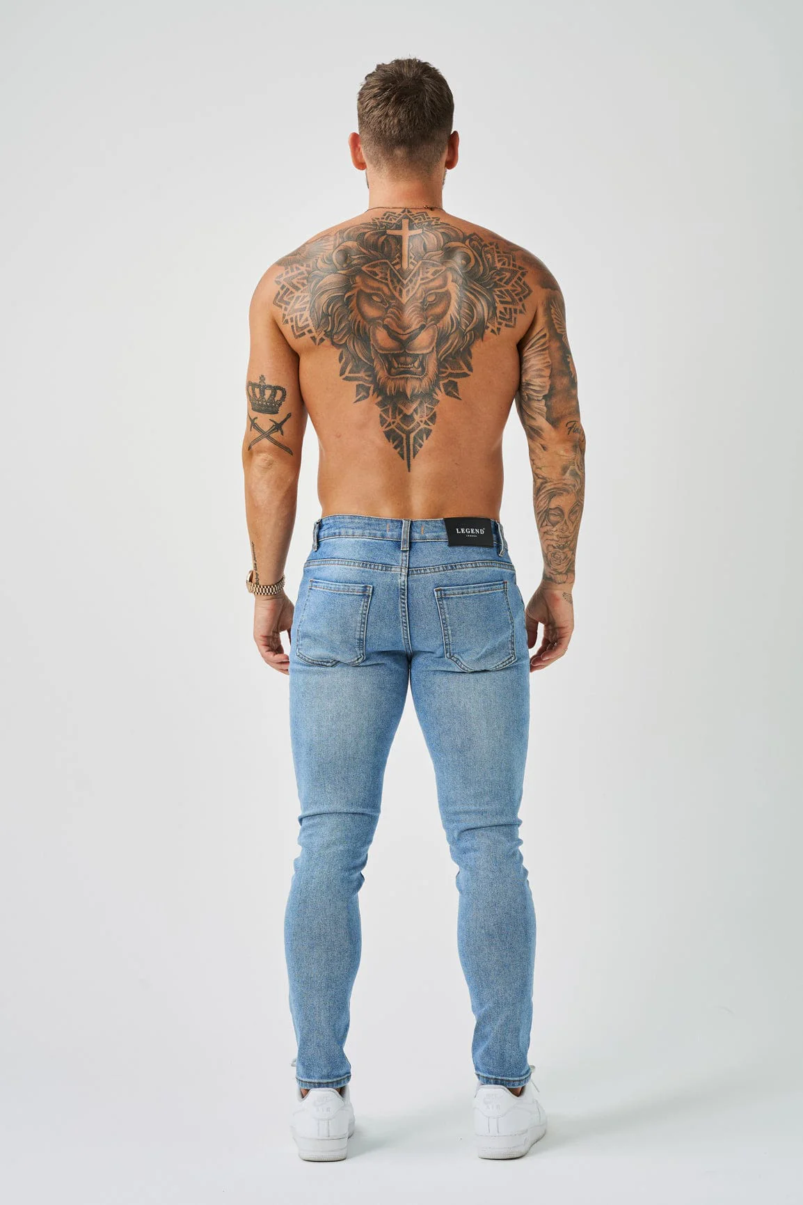 SLIM FIT JEANS 2.0 - BLEACH BLUE - Image 6