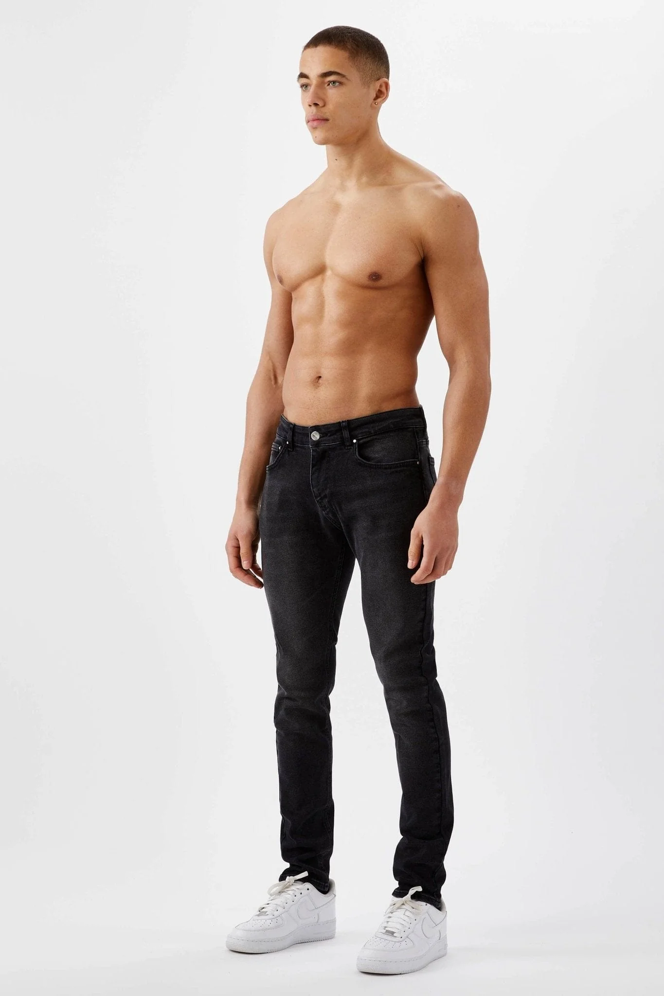 SLIM FIT JEANS 2.0 - CHARCOAL GREY - Image 14