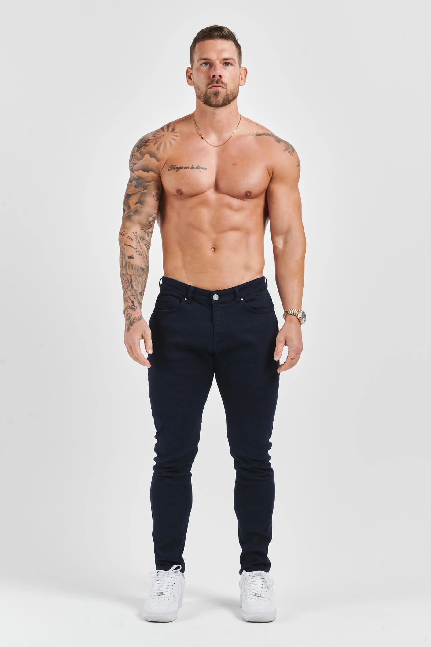 SLIM FIT JEANS 2.0 - NAVY - Image 2