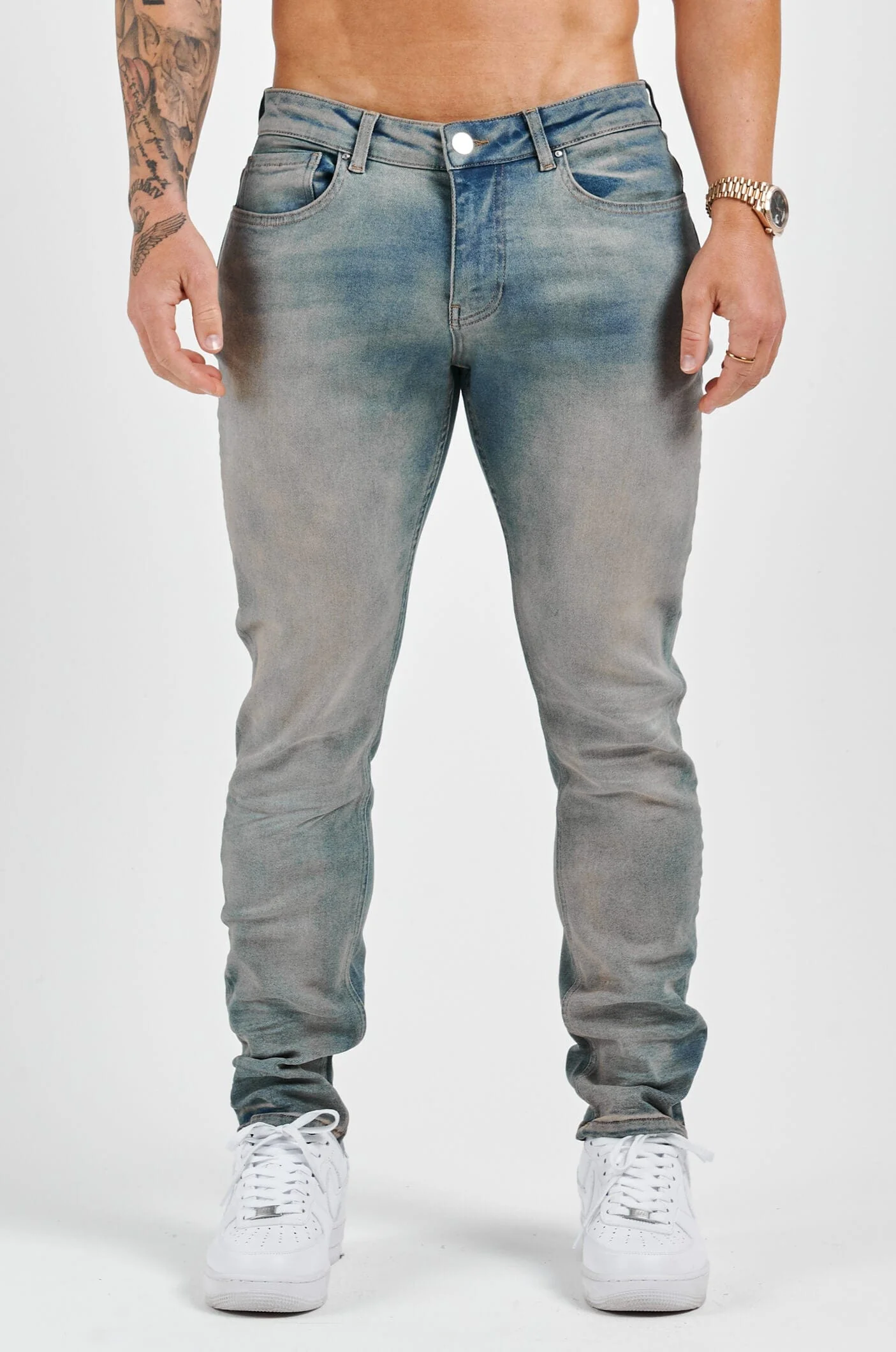 SLIM FIT JEANS 2.0 - STONE WASHED - Image 3