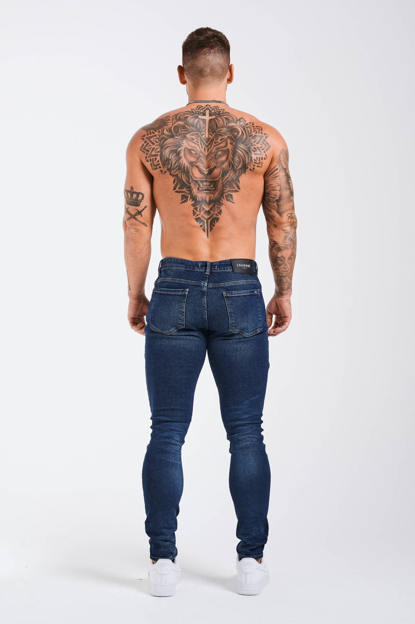 SLIM FIT JEANS 2.0 DETAILED - INDIGO BLUE - Image 6