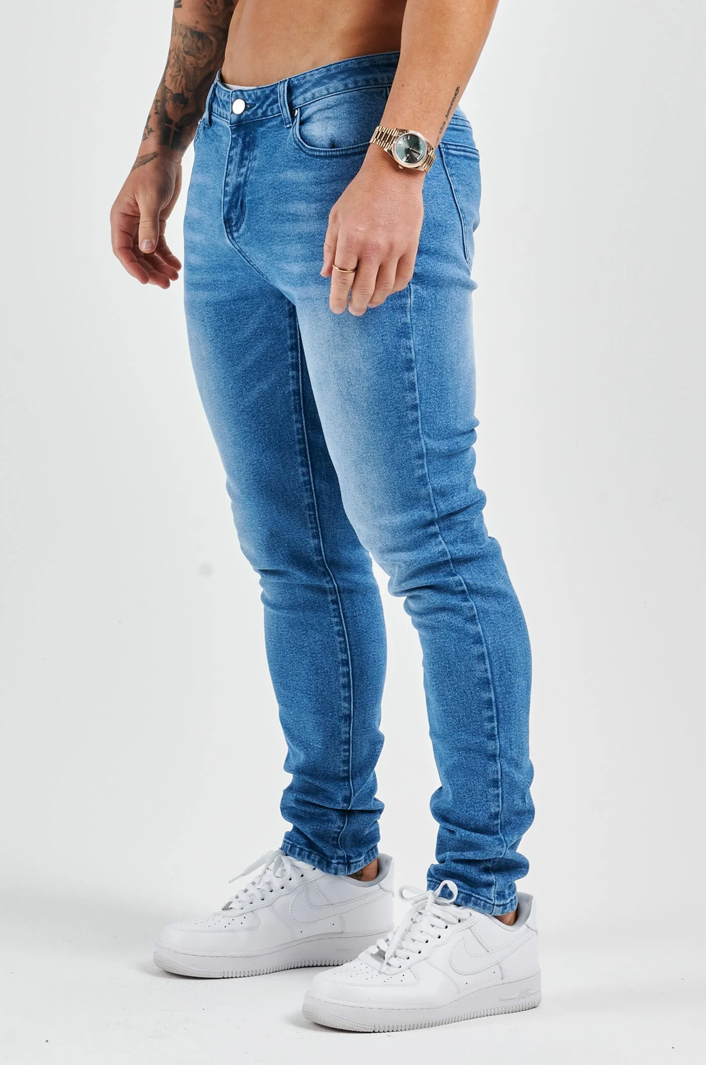 SLIM FIT JEANS 2.0 - SKY BLUE - Image 5