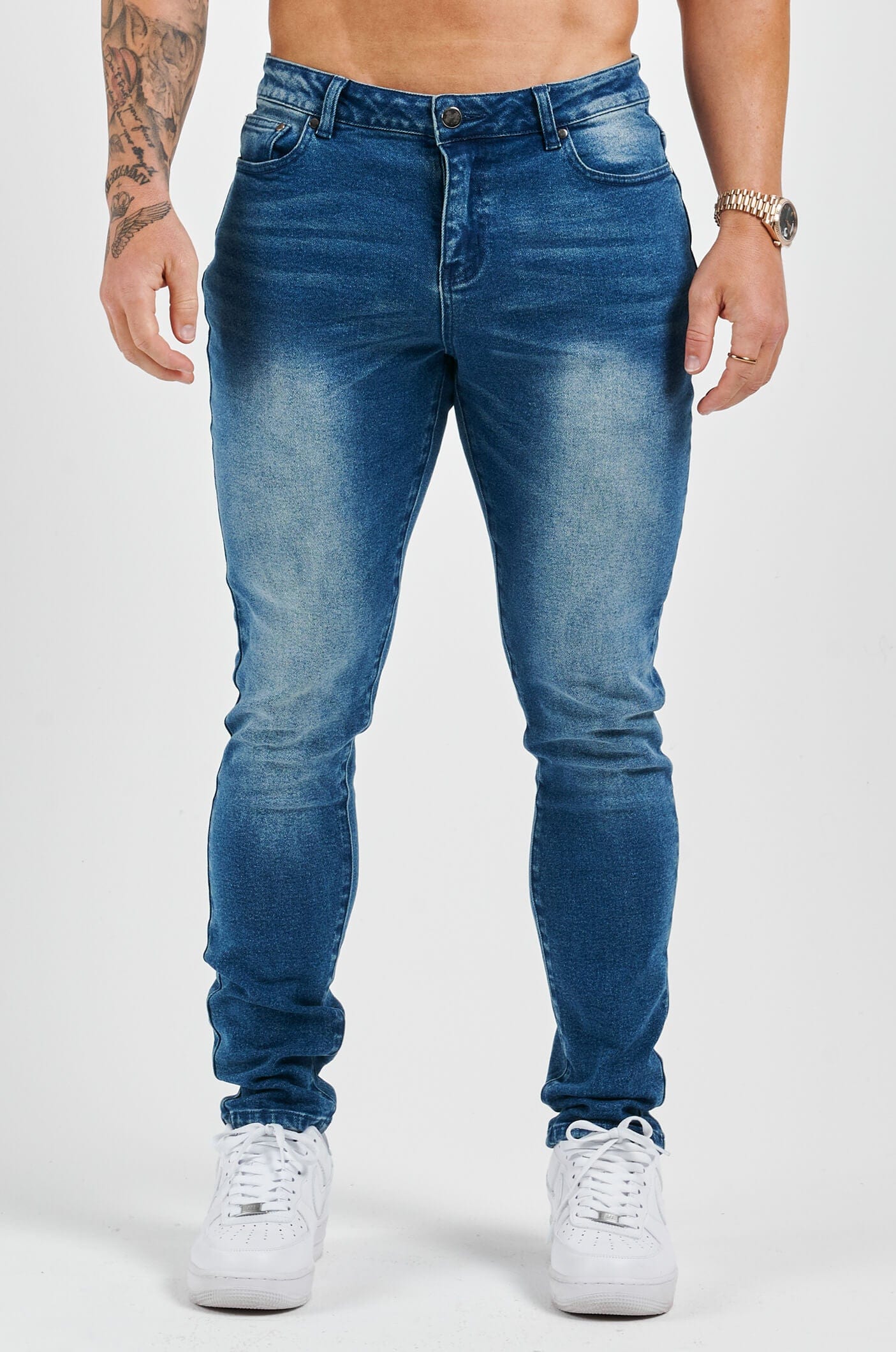 SLIM FIT JEANS 2.0 - VIBRANT BLUE - Image 3