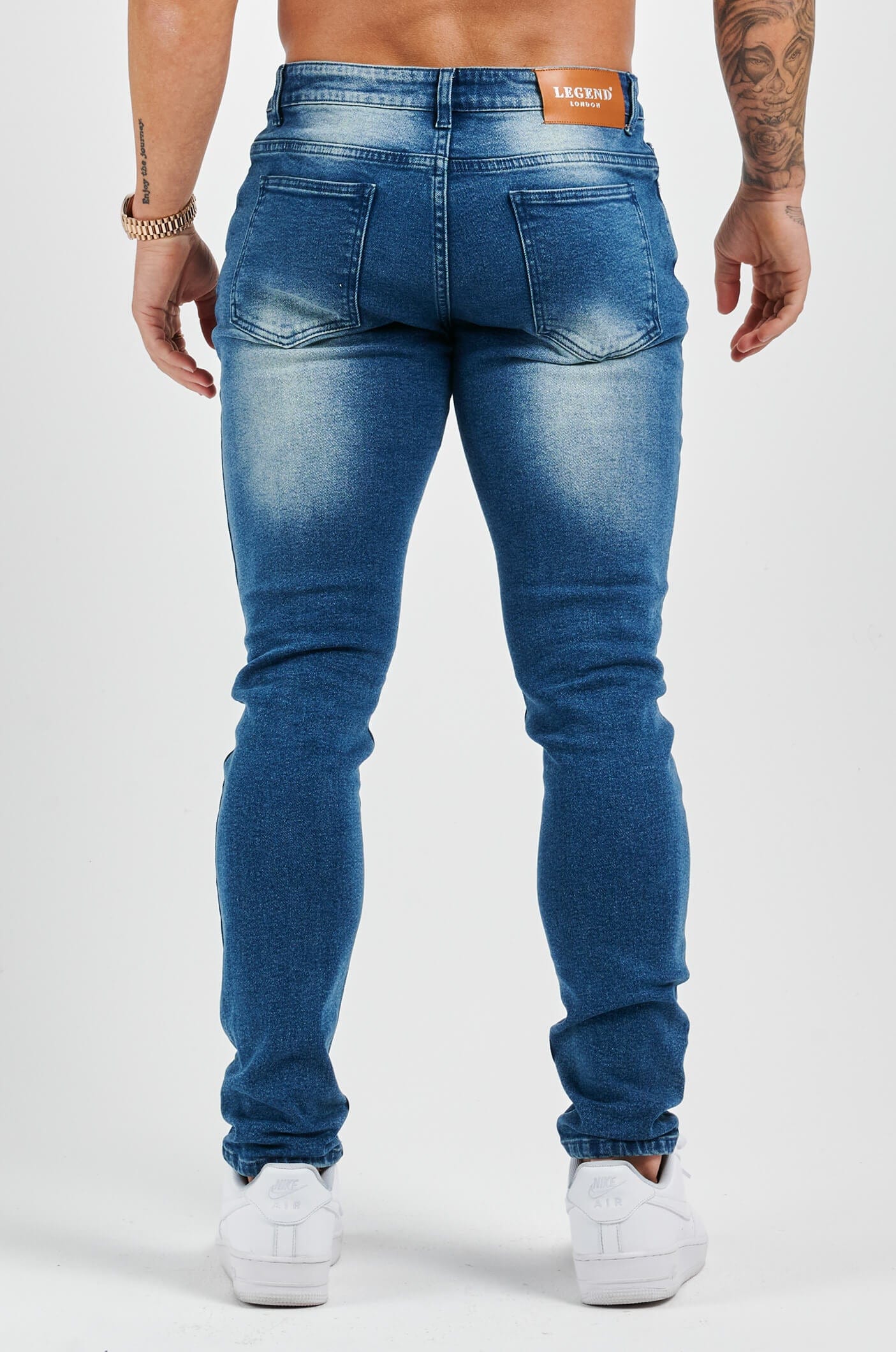 SLIM FIT JEANS 2.0 - VIBRANT BLUE - Image 4