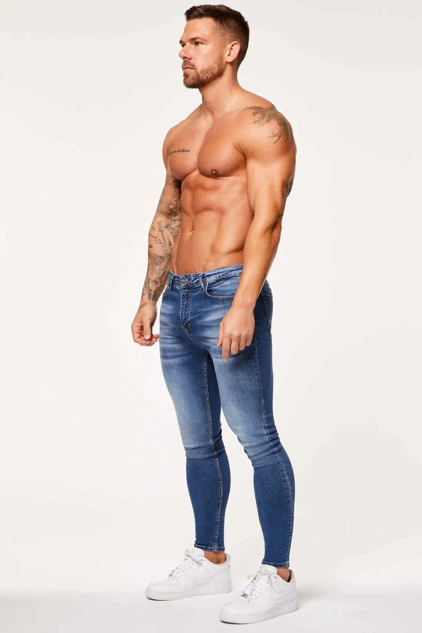 SKINNY FIT JEANS - HERITAGE BLUE - Image 4