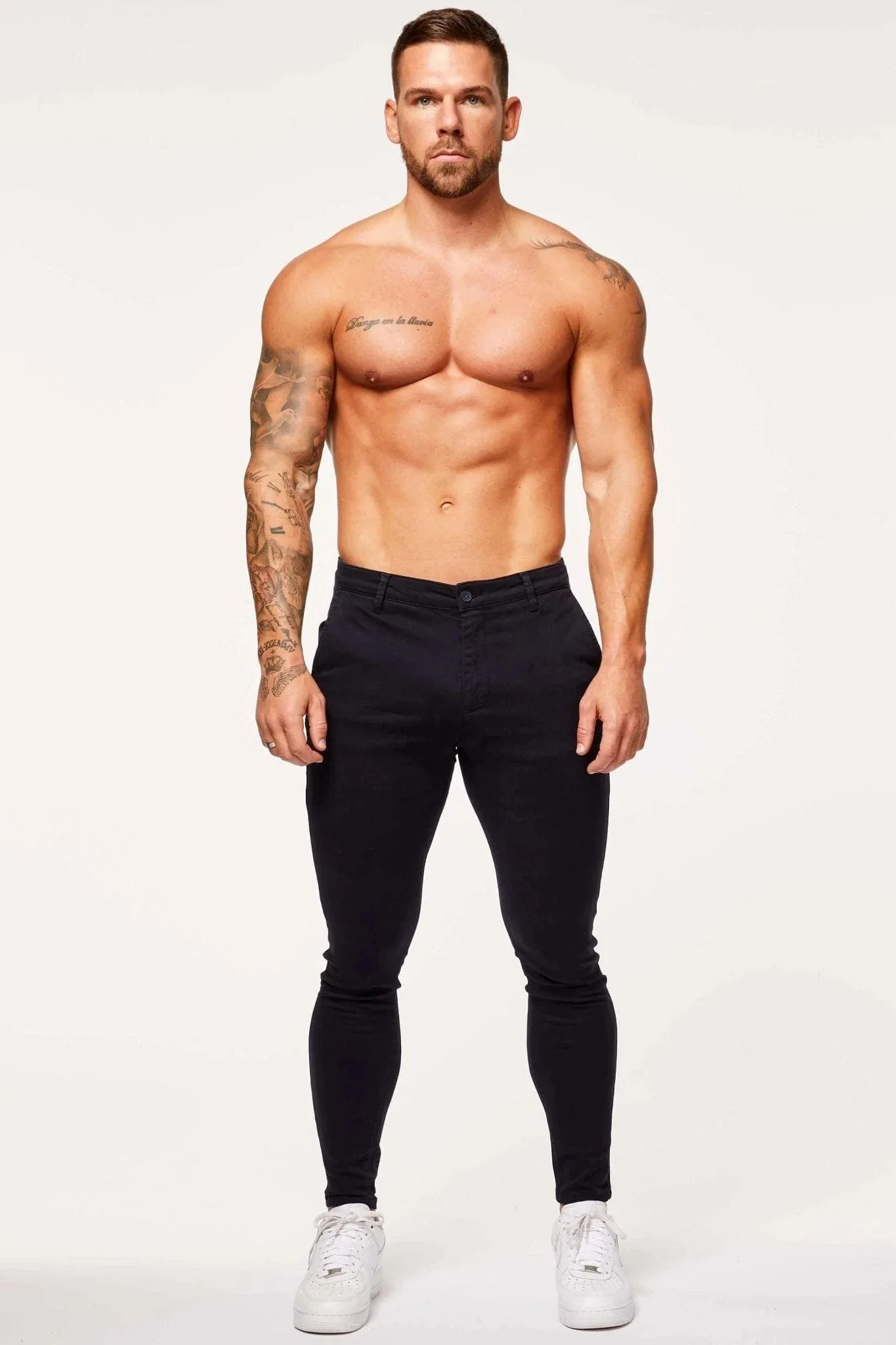SPRAY-ON STRETCH CHINO - DARK NAVY - Image 3