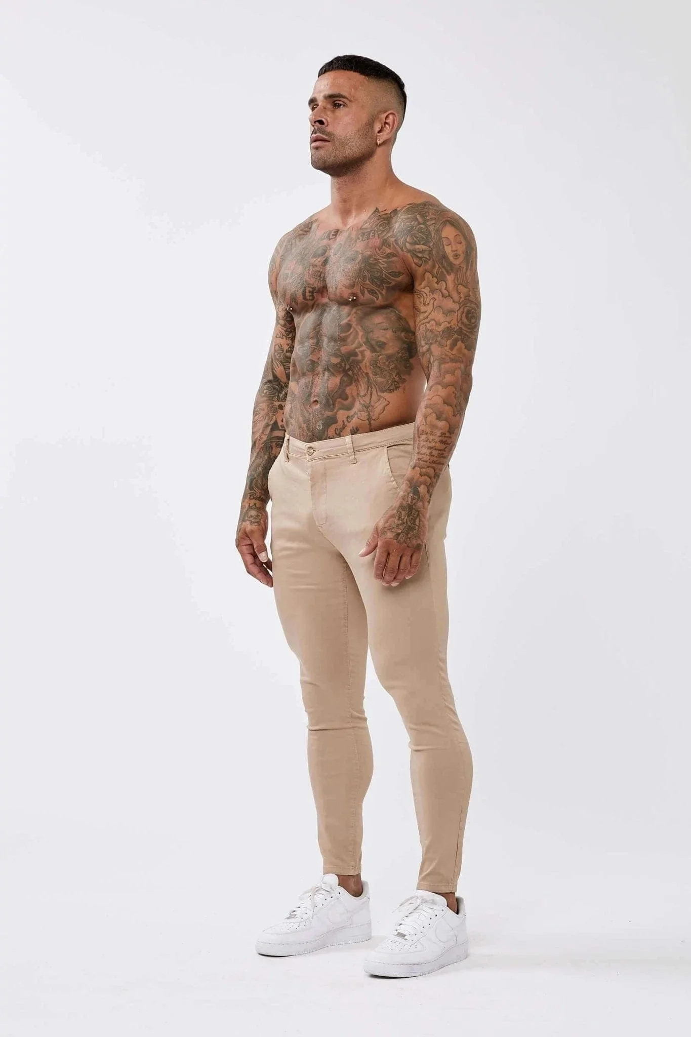 SPRAY-ON STRETCH CHINO - BEIGE - Image 6