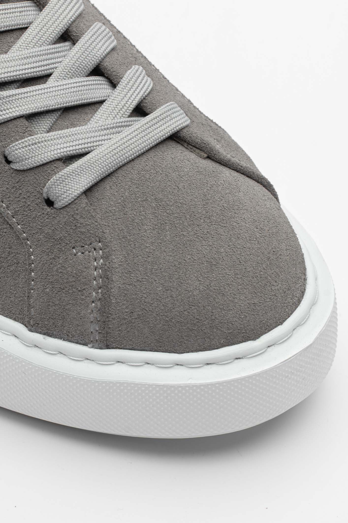 SUEDE TRAINER - DARK GREY - Image 7