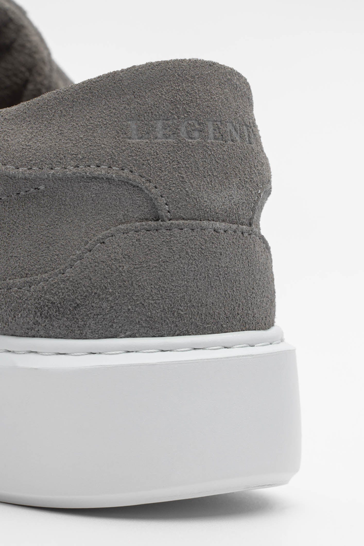 SUEDE TRAINER - DARK GREY - Image 8