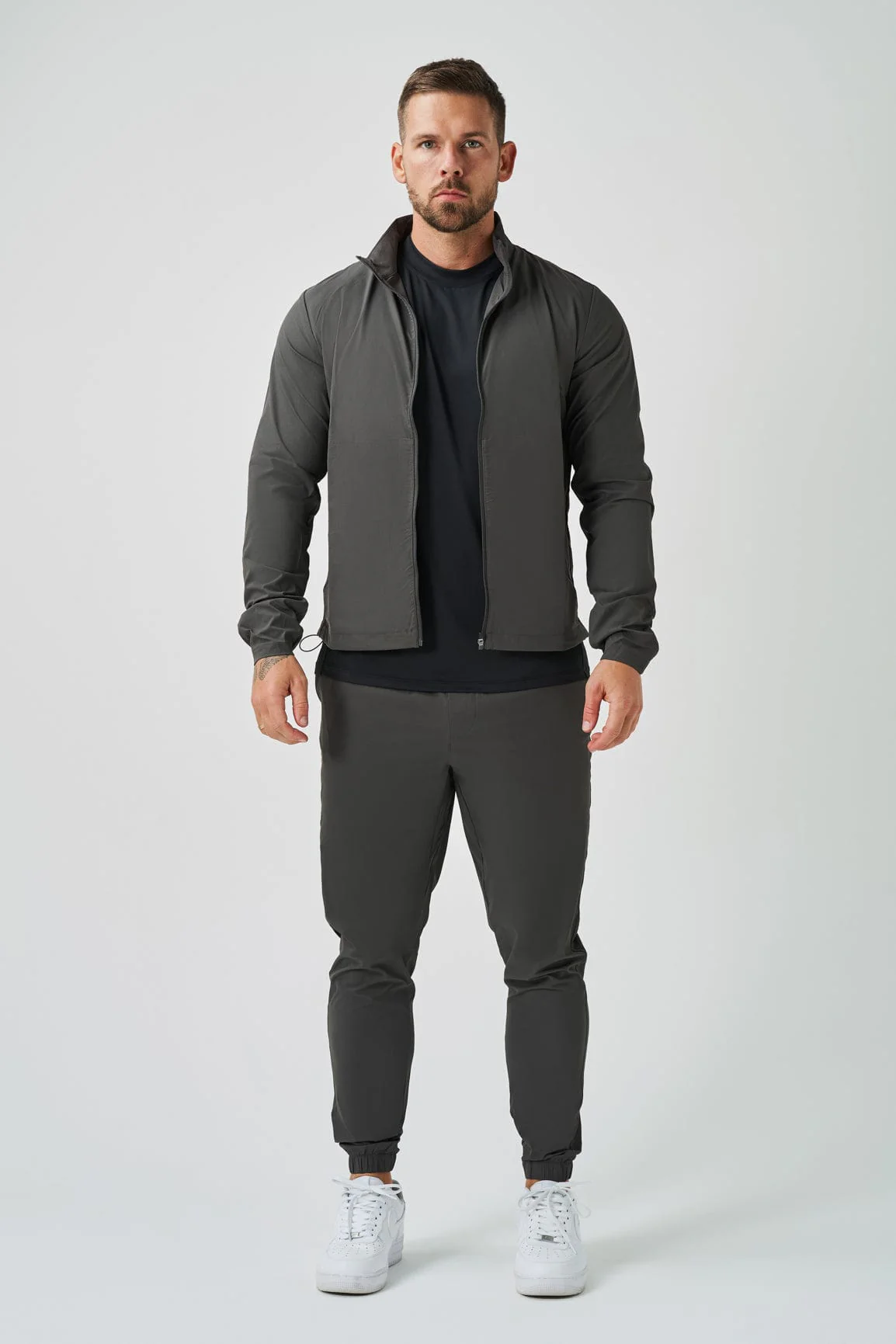 TRACKSUIT JACKET - DARK GREY - Image 7