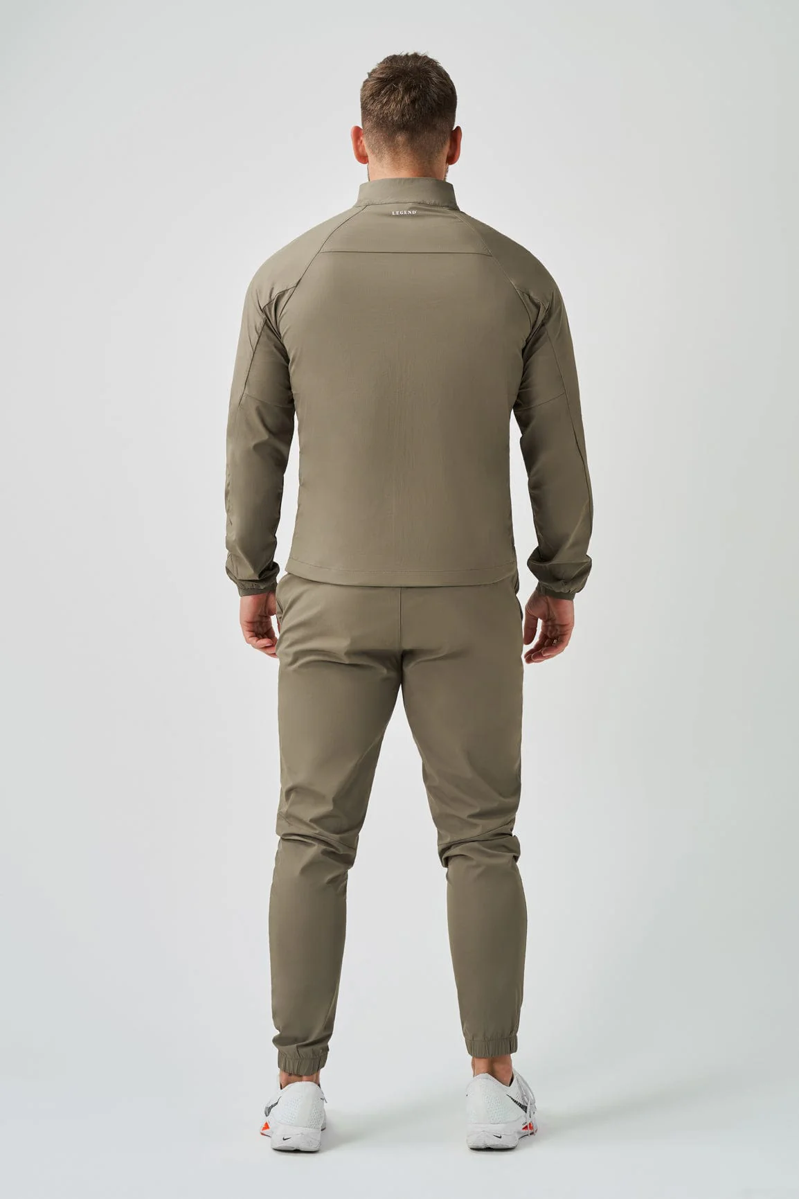 TRACKSUIT JACKET - KHAKI - Image 5
