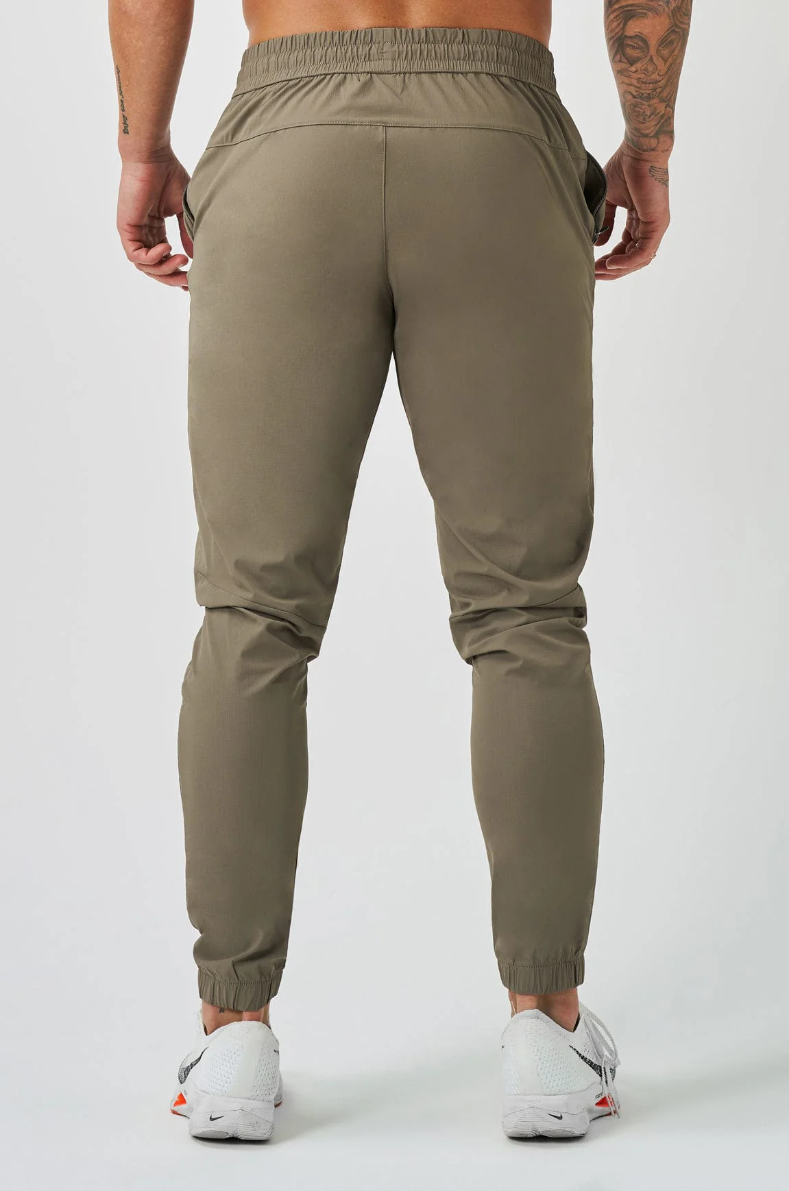 TRACKSUIT JOGGERS - KHAKI - Image 4