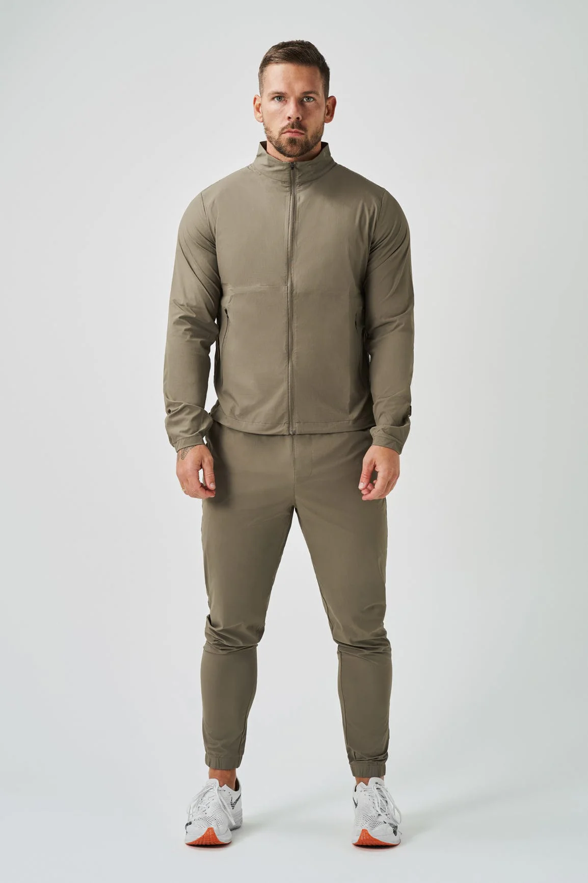 TRACKSUIT JOGGERS - KHAKI - Image 7