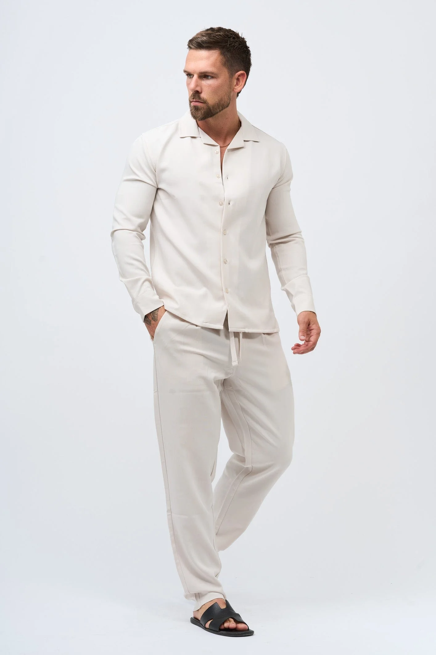 TWIN SET SHIRT - ECRU - Image 4