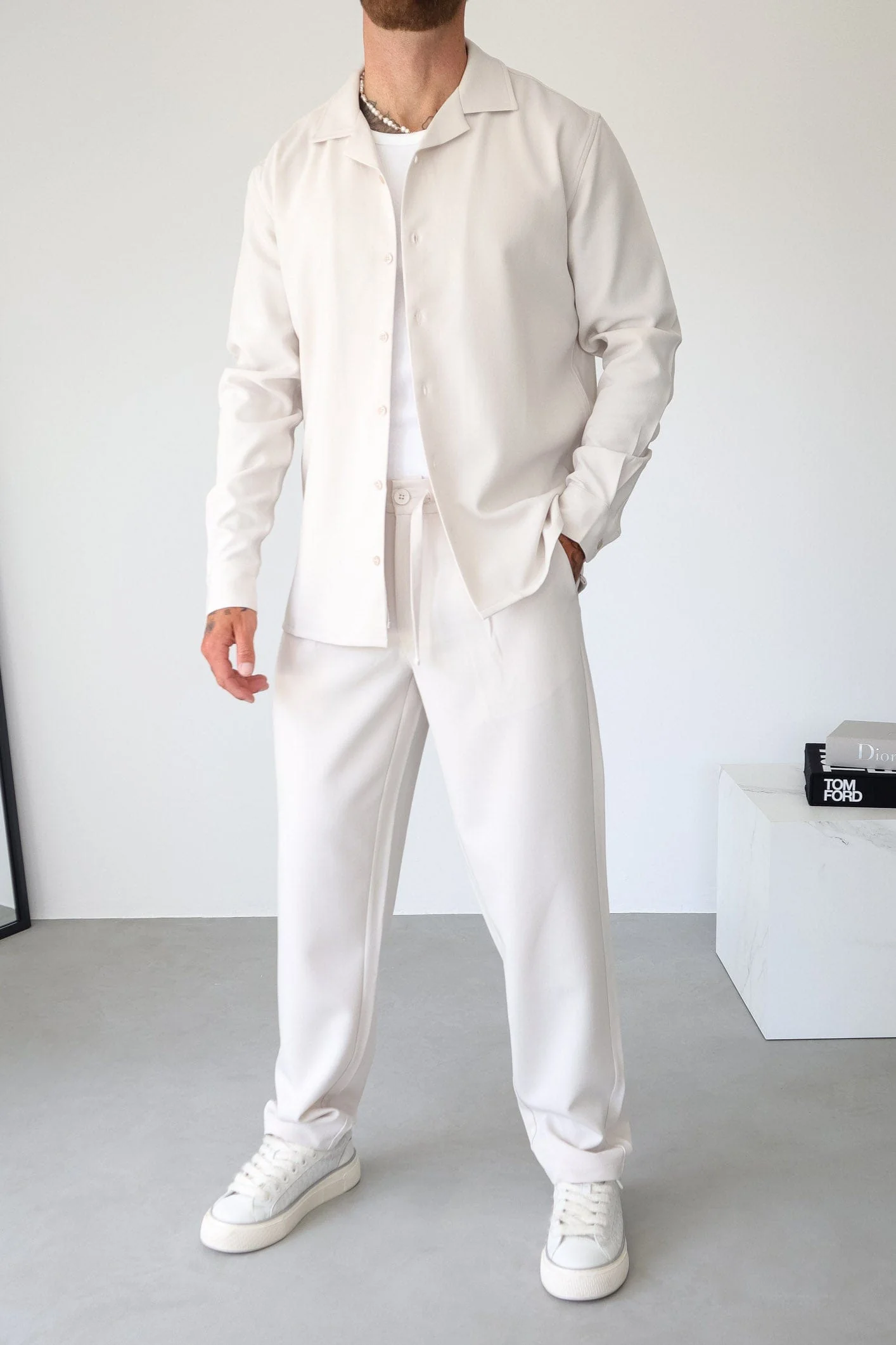 TWIN SET SHIRT - ECRU - Image 6