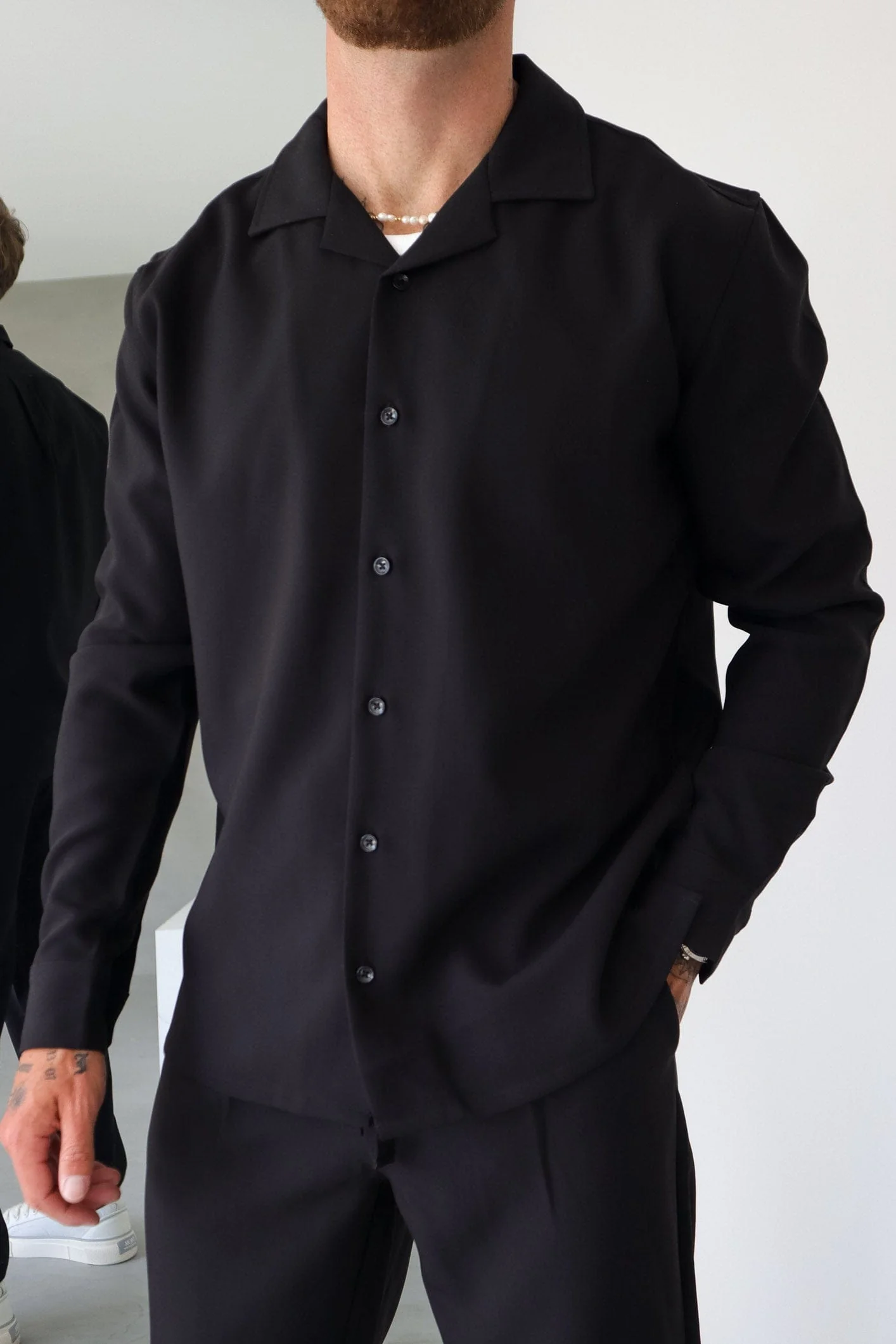 TWIN SET SHIRT - BLACK - Image 4