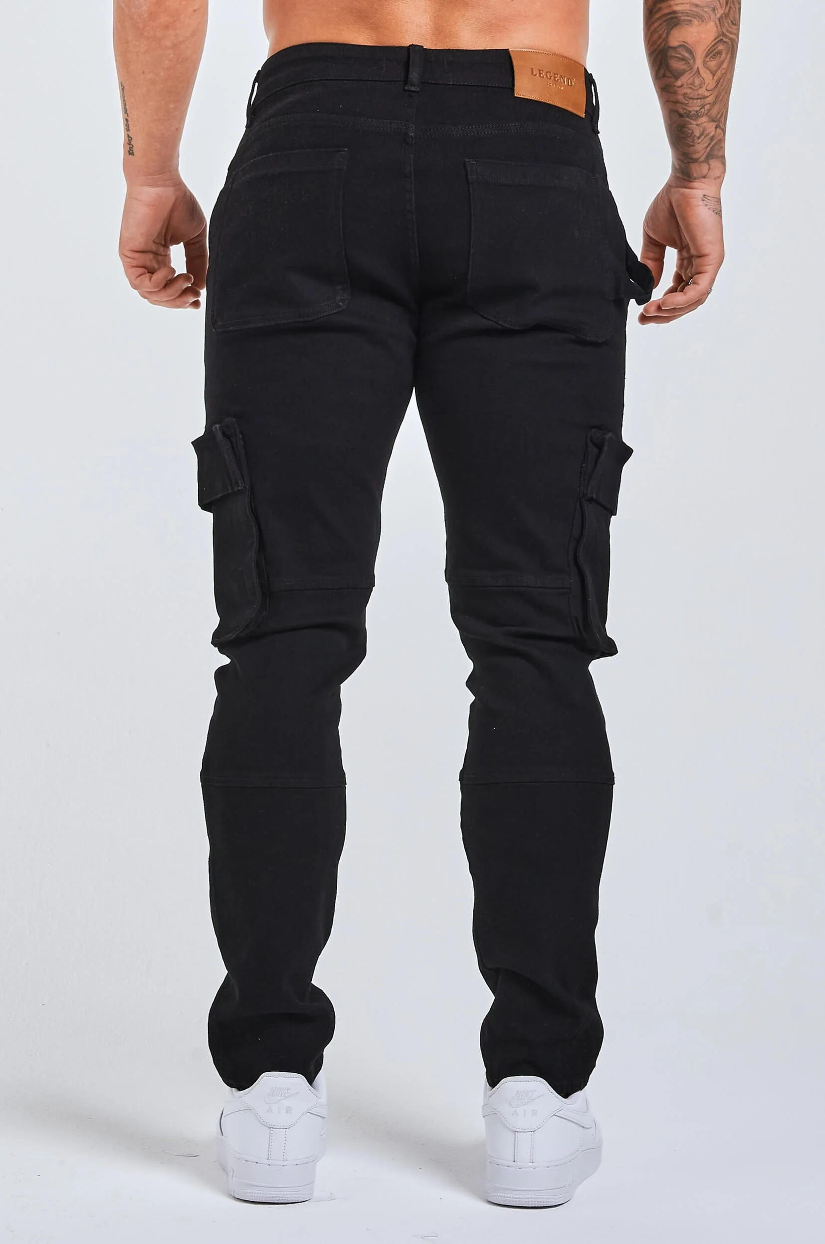 SLIM FIT JEANS 2.0 UTILTY CARPENTER - BLACK - Image 5